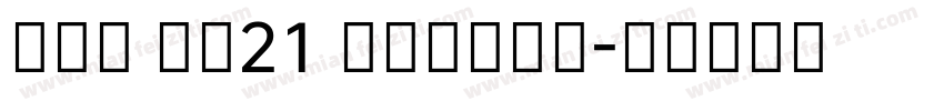 New HD21 Arabic字体转换